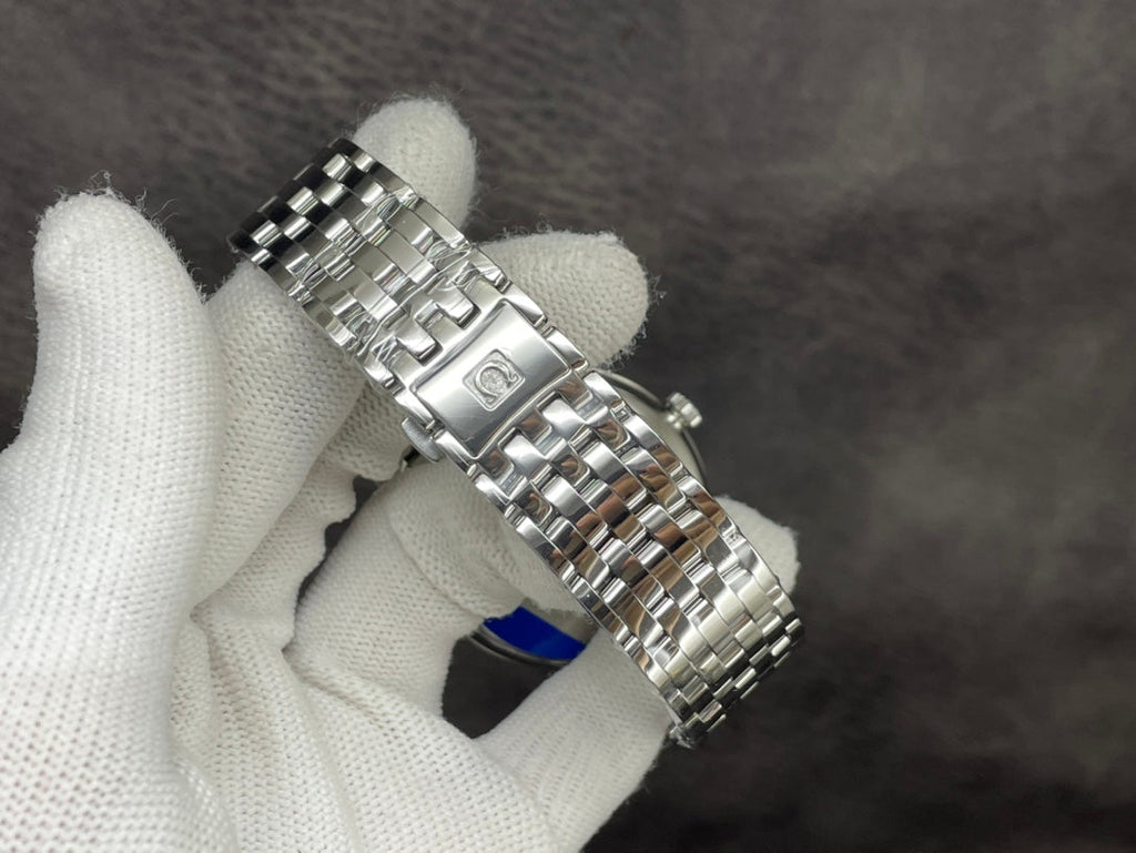 DEVILLE PRESTIGE 39.5MM STEEL BLUE DIAL