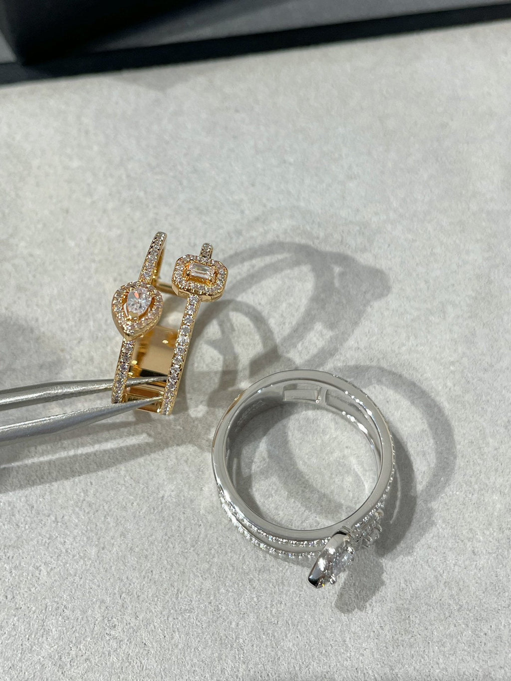 MY TWIN DOUBLE ROW RING