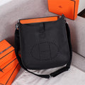 HM EVELYNE BAG 28 BLACK TOGO