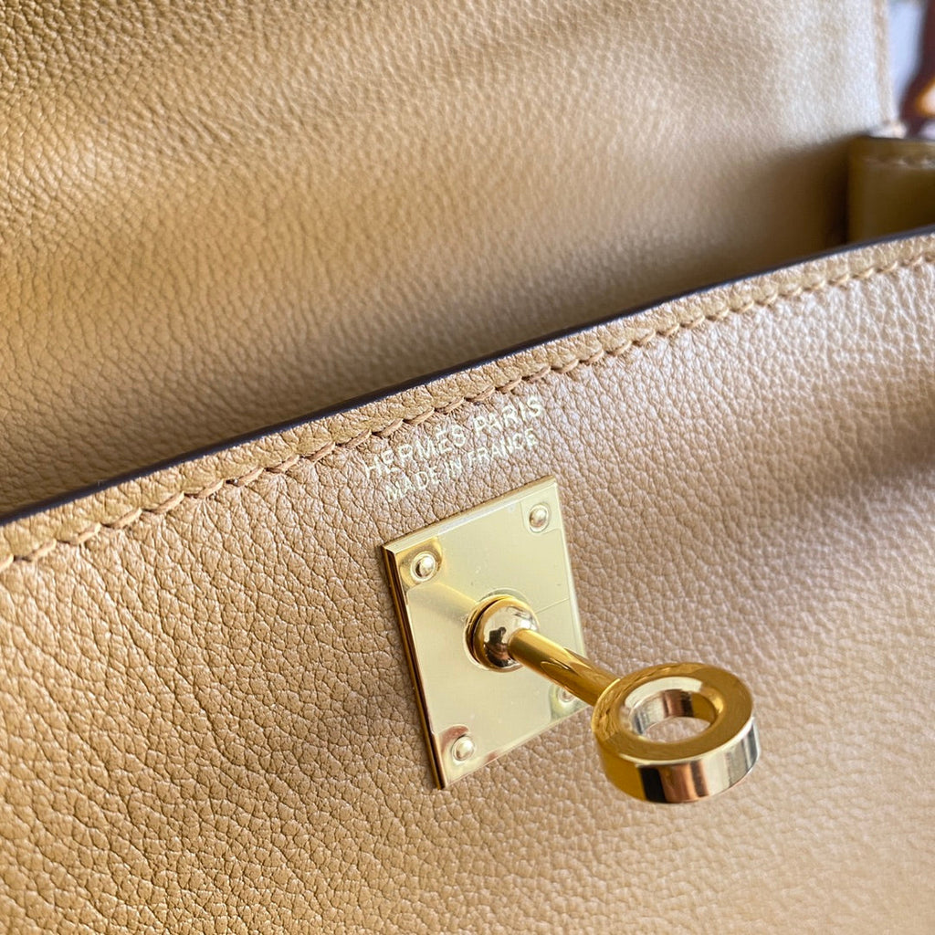 Kelly Danse II 22cm Gold Evercolor Leather Ghw