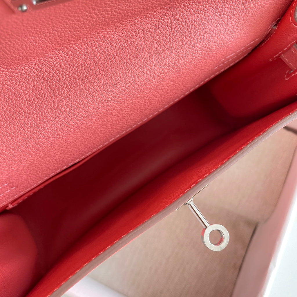 Kelly Danse II 22cm Pink Evercolor Leather Shw