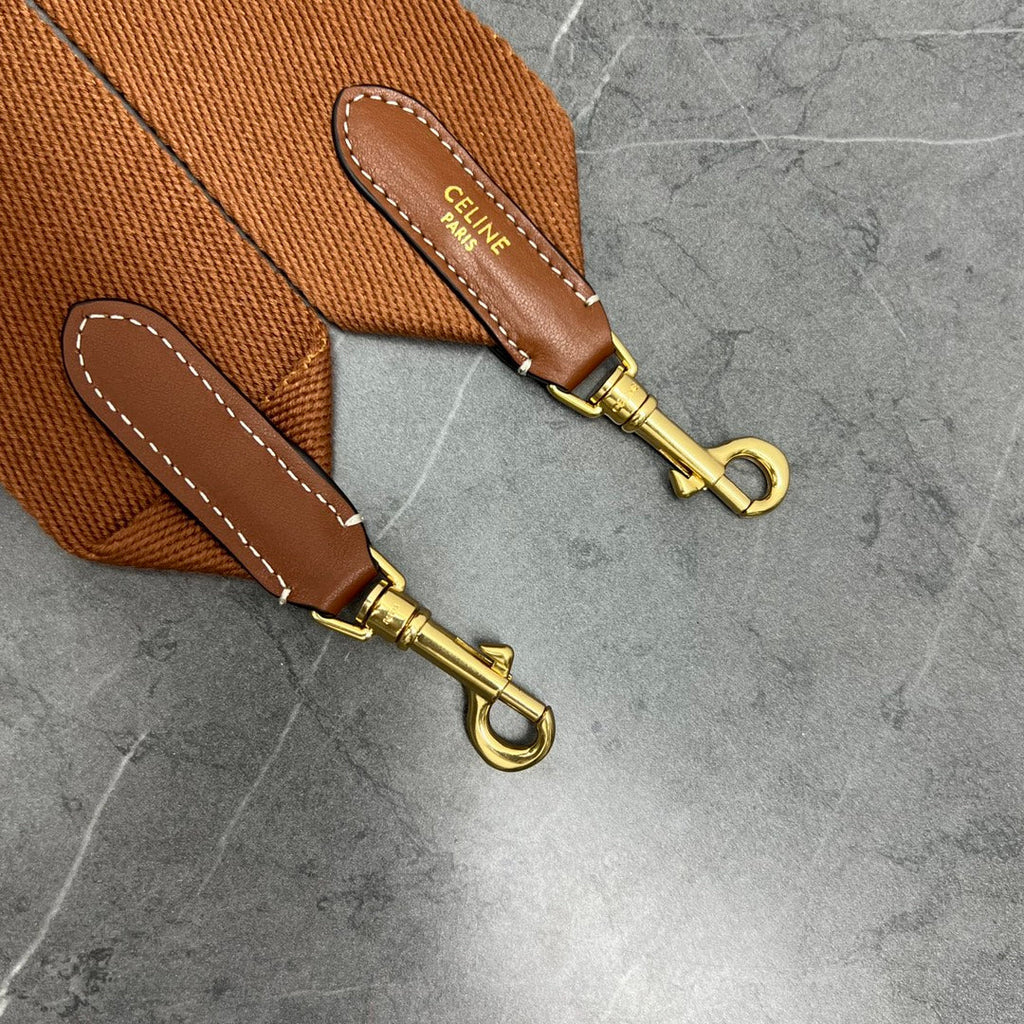Celine 2026 Teen Soft 16 Bag 23cm Brown Smooth Calfskin