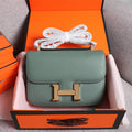 HM CONSTANCE BAGS 18 HUNTER EPSOM LAMBSKIN
