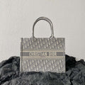 Medium CD Book Tote 36cm Grey