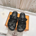 CHYPRE SANDAL BLACK LAMBSKIN