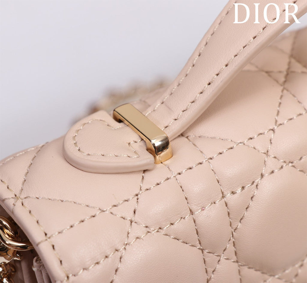 my cd mini 21 powder pink lambskin