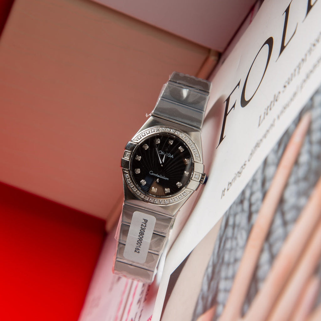 Omega Constellation 27mm Diamond Black Dial
