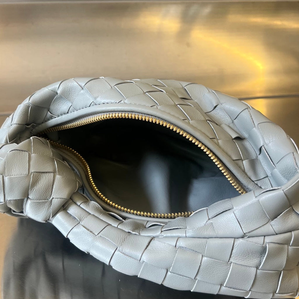 mini jodie 28 grey lambskin