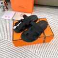 HM Chypre Sandal Black Lambskin 963504