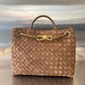 bv medium andiamo 32 brown suede