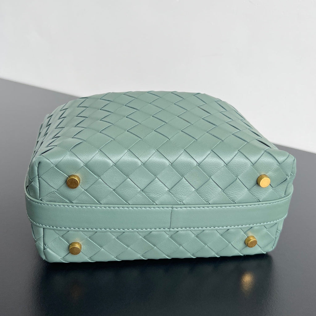 WALLACE 22 BAG BLUE GREEN CALFSKIN