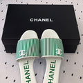 MULES green LAMBSKIN