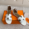 HM 25 Santorini White Epsom Leather Etoupe Calfskin