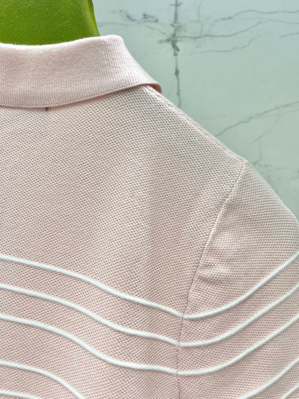 Gucci Polo Shirt Dress Pink Cotton Wool