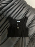 Prada 2026 Prada Jersey Cropped Top Cotton