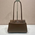 Prada 2026 Passage Bag 28cm Brown Leather 282814