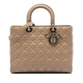 Lady Dior Bag Cannage Quilt Lambskin Large