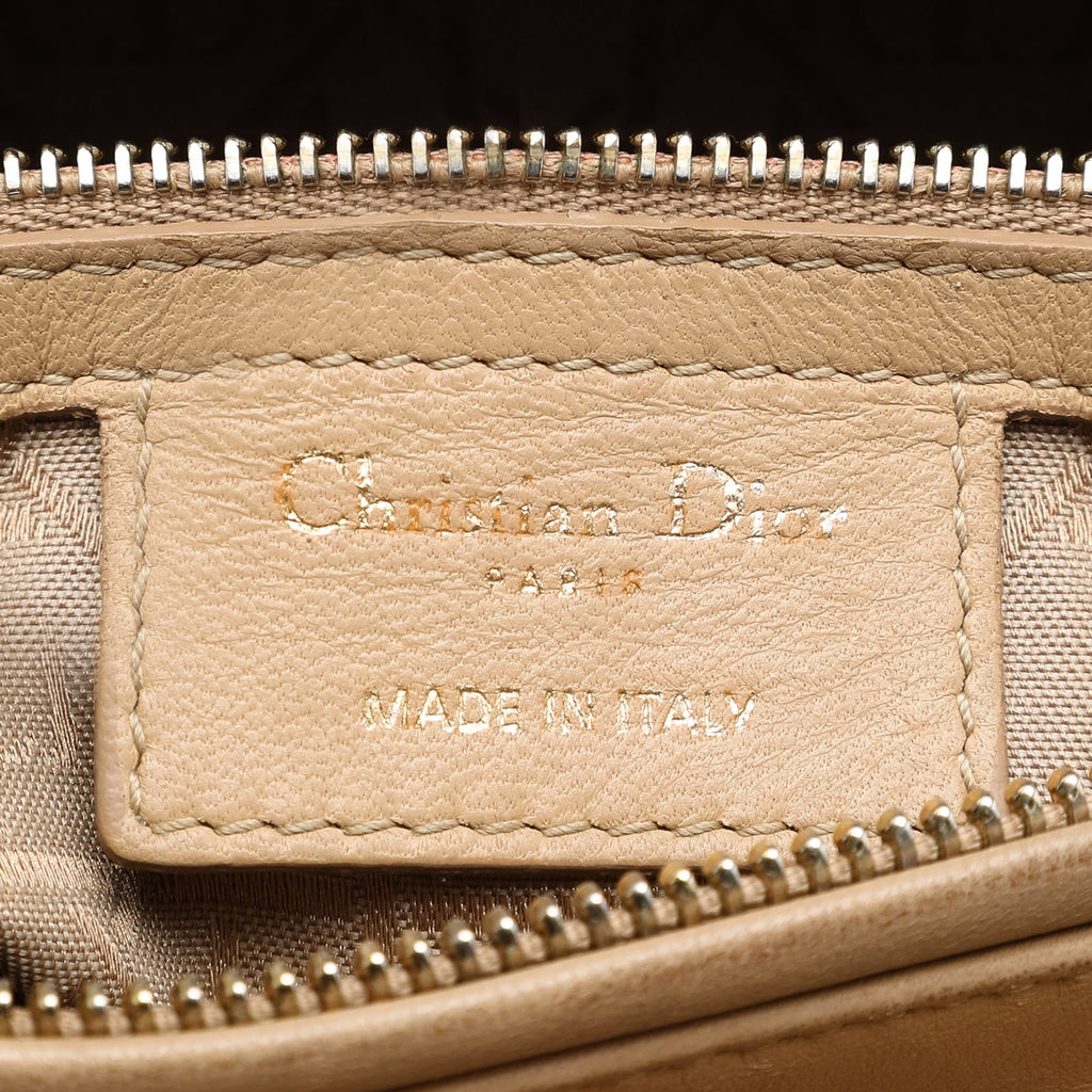 Lady Dior Bag Cannage Quilt Lambskin Large
