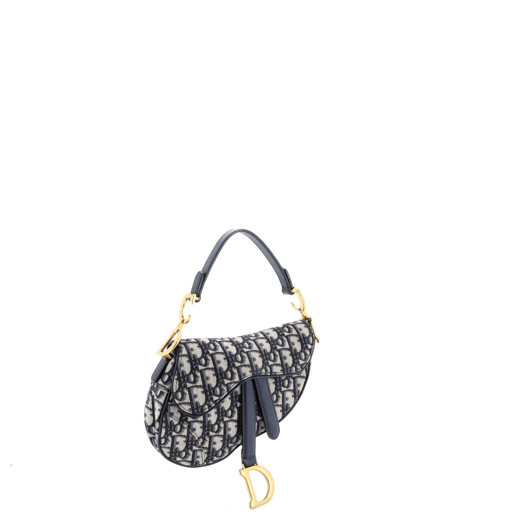Saddle Handbag Oblique Canvas Mini