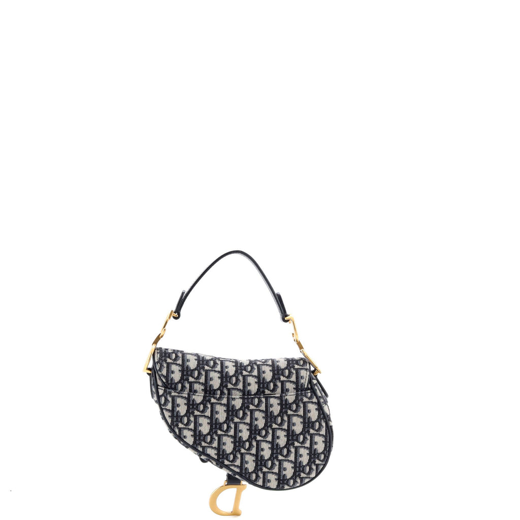 Saddle Handbag Oblique Canvas Mini