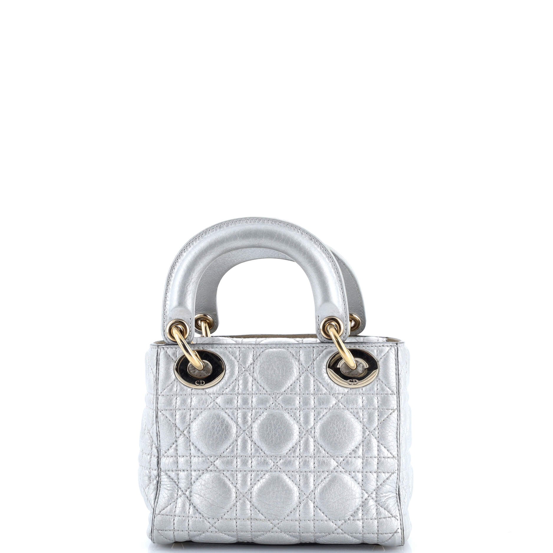 Supple Lady Dior Bag Cannage Quilt Calfskin Mini