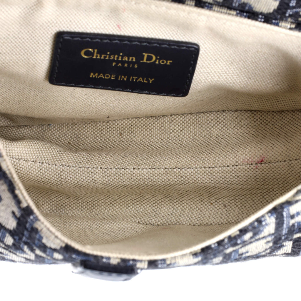 Saddle Handbag Oblique Canvas Mini