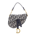 Saddle Handbag Oblique Canvas Mini