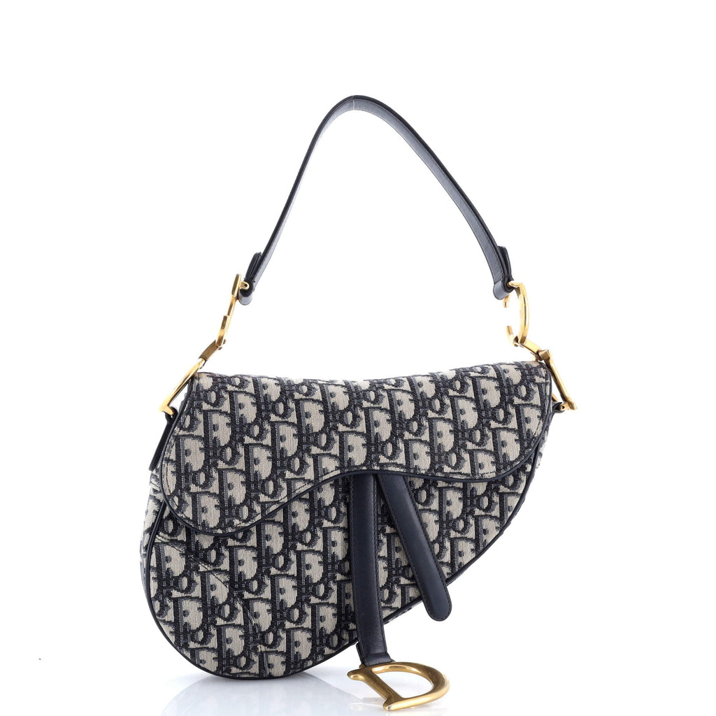 Saddle Handbag Oblique Canvas Medium