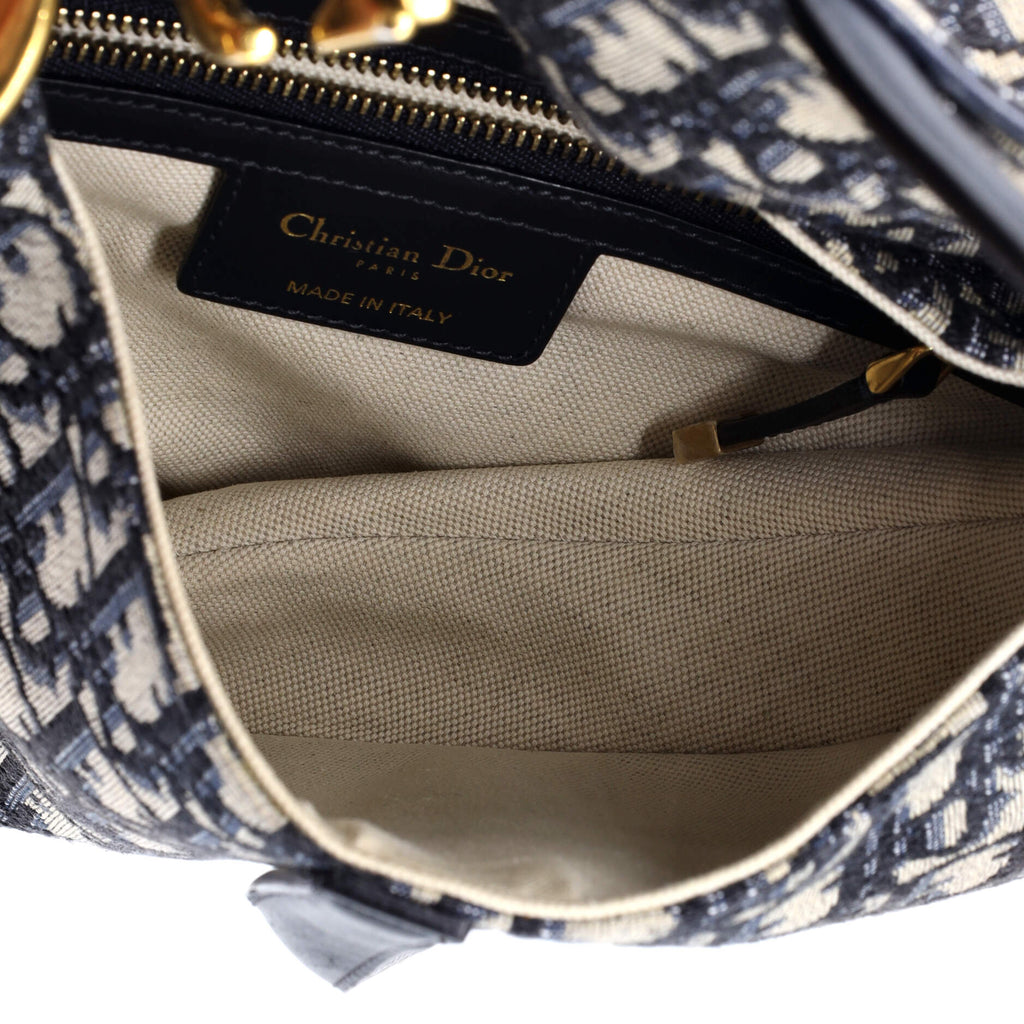 Saddle Handbag Oblique Canvas Medium
