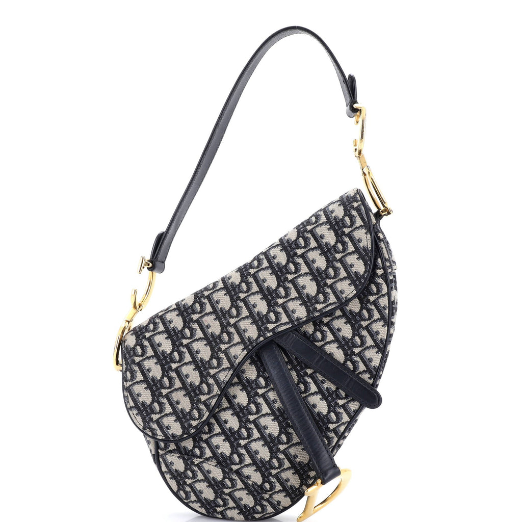 Saddle Handbag Oblique Canvas Medium