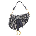 Saddle Handbag Oblique Canvas Mini