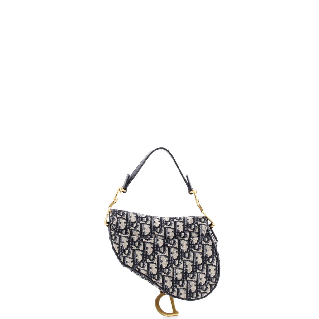 Saddle Handbag Oblique Canvas Mini