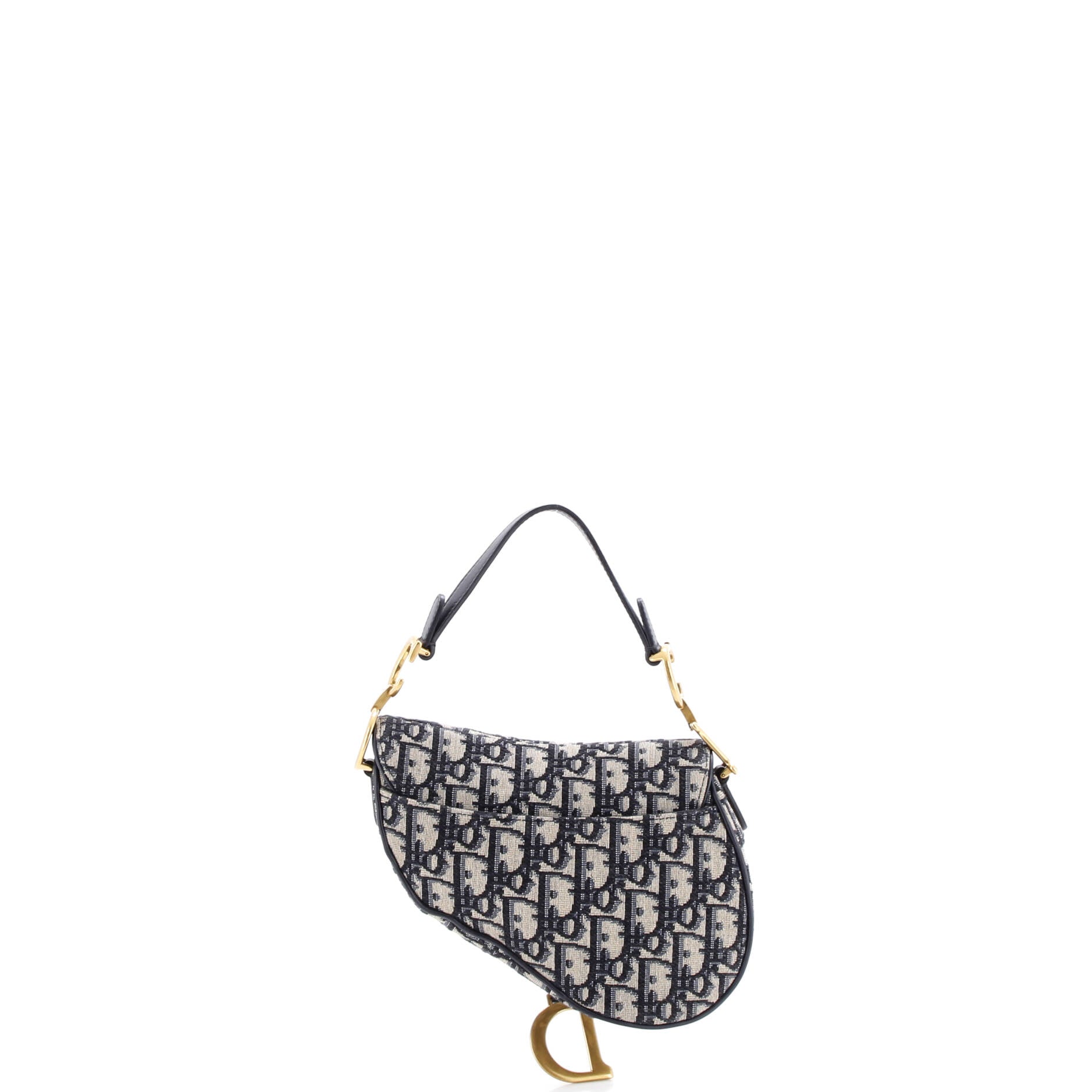 Saddle Handbag Oblique Canvas Mini