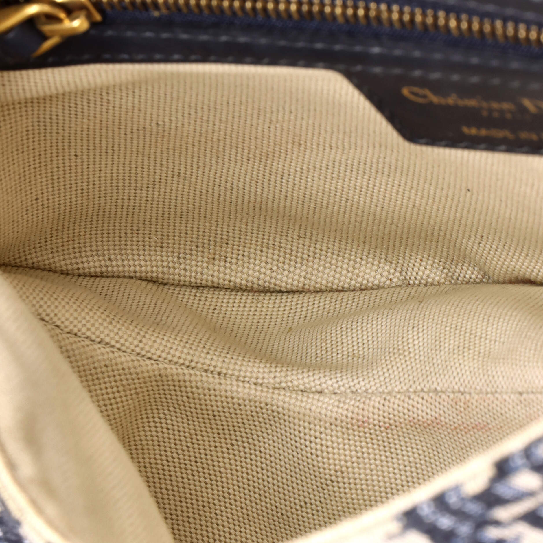 Saddle Handbag Oblique Canvas Medium