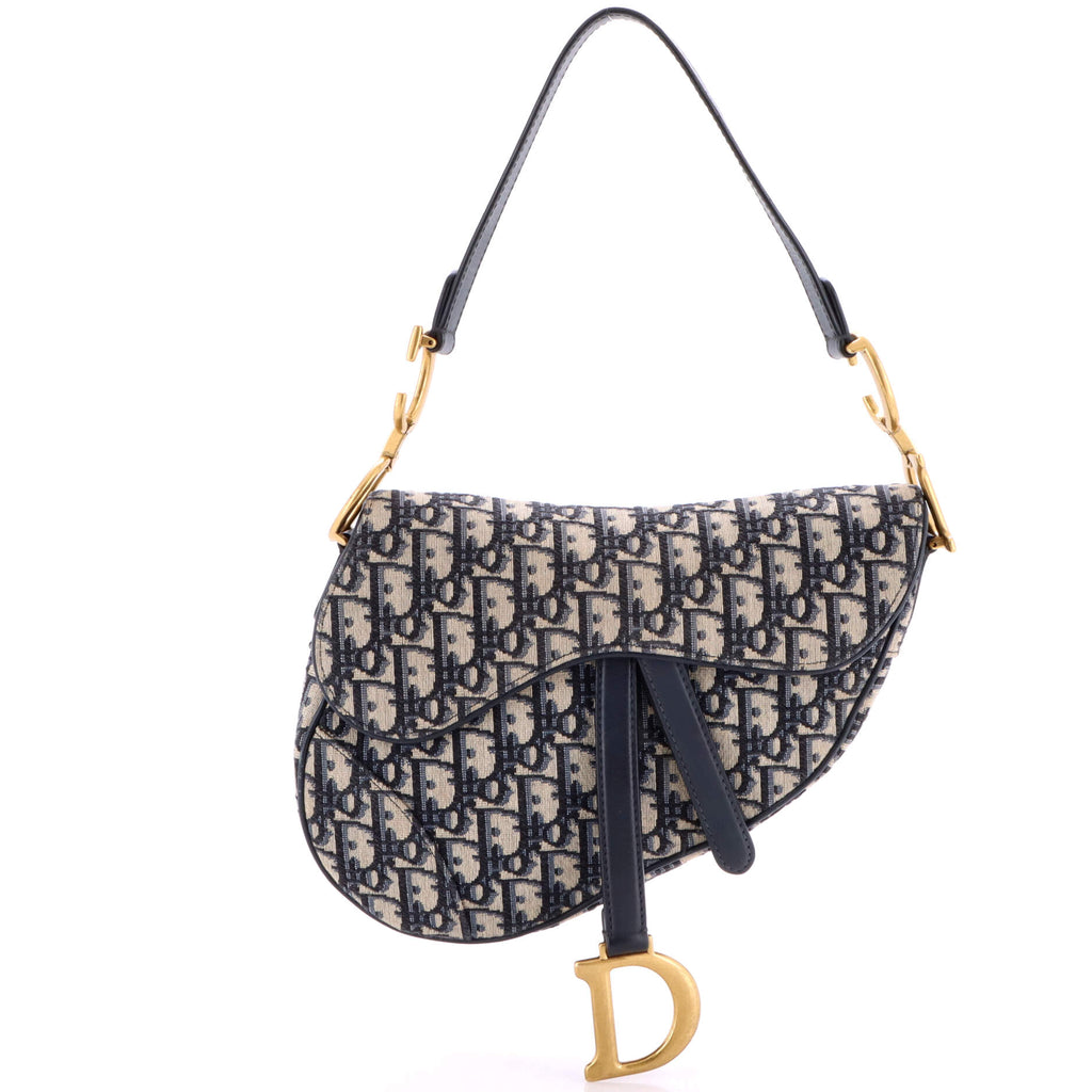 Saddle Handbag Oblique Canvas Medium