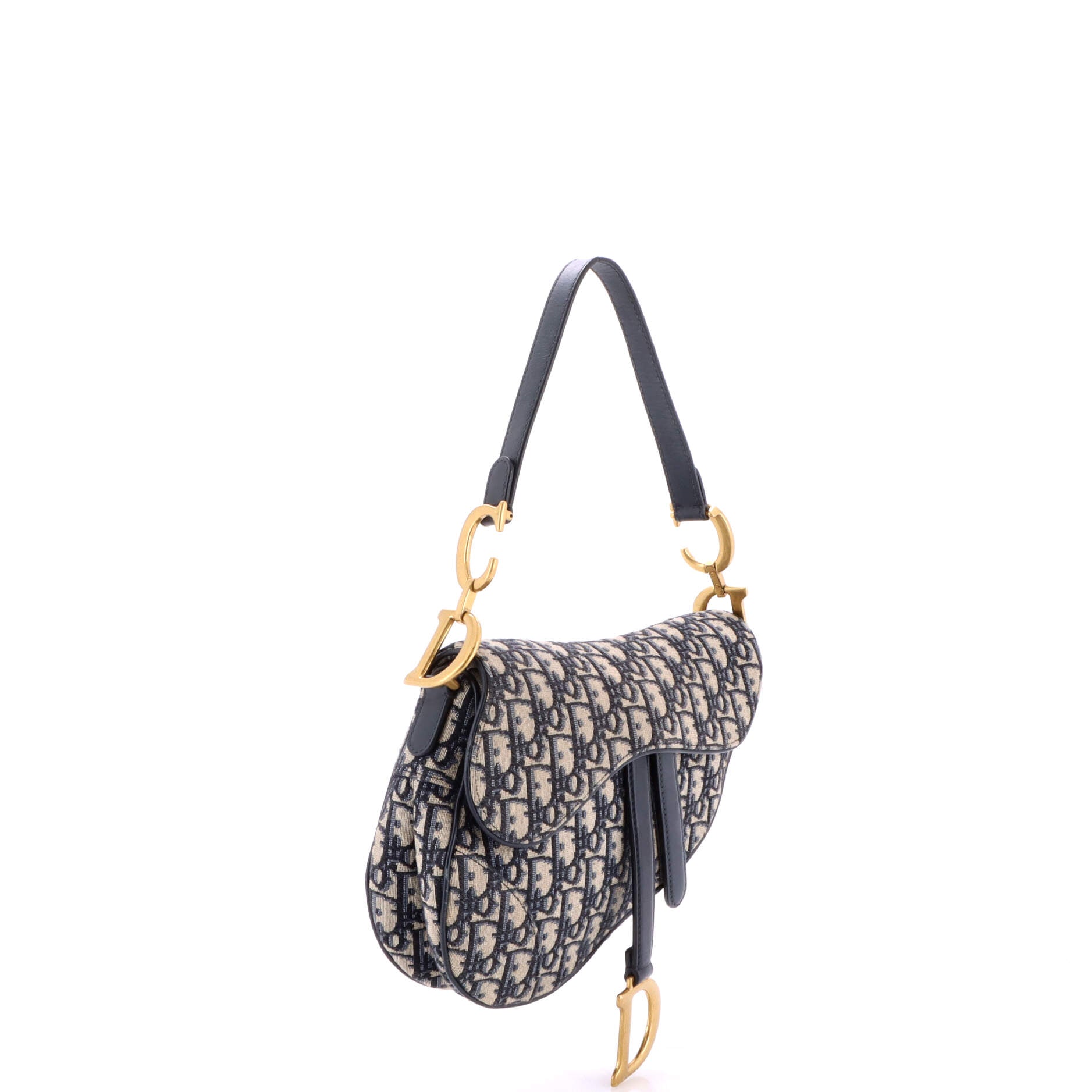 Saddle Handbag Oblique Canvas Medium