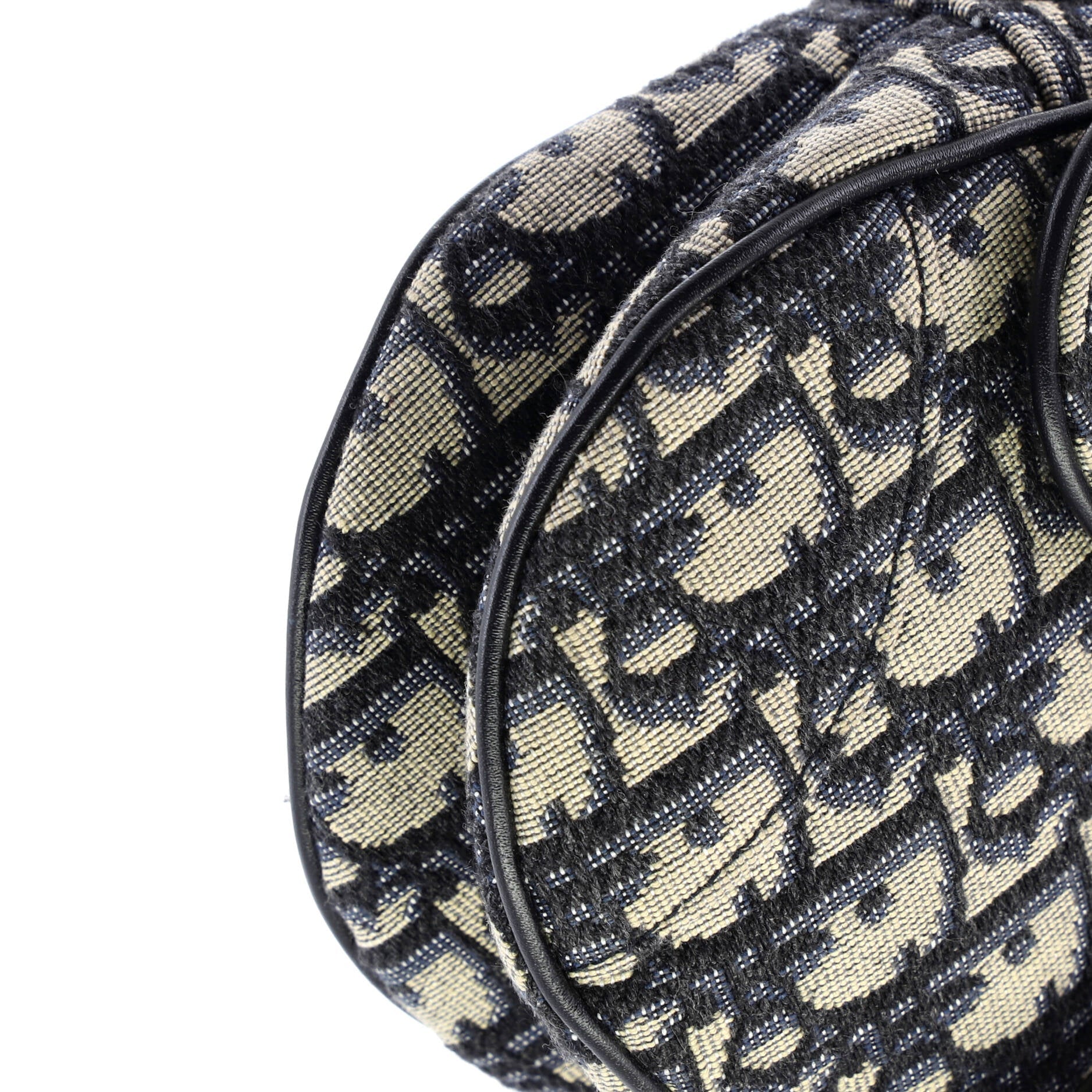 Saddle Handbag Oblique Canvas Mini