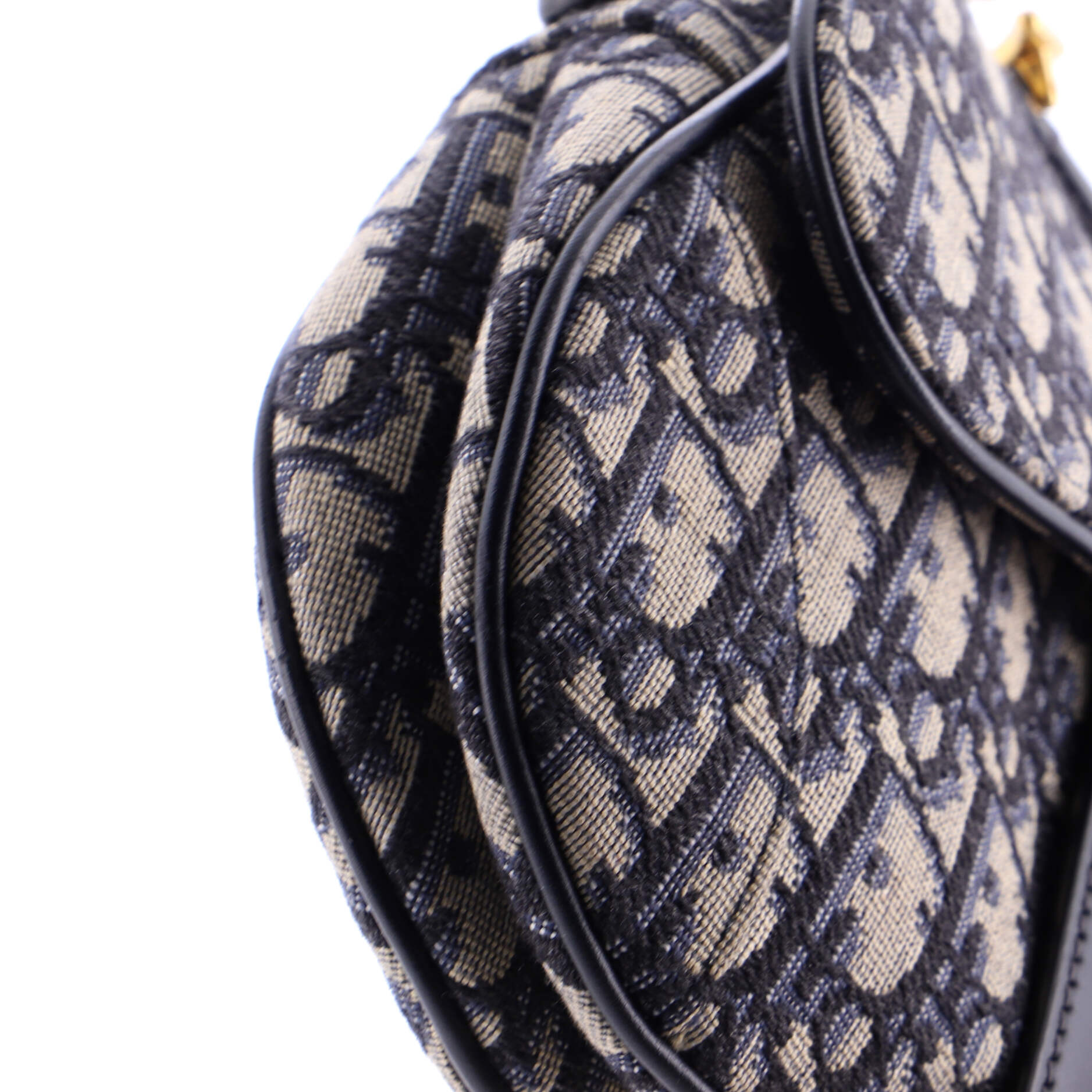 Saddle Handbag Oblique Canvas Mini