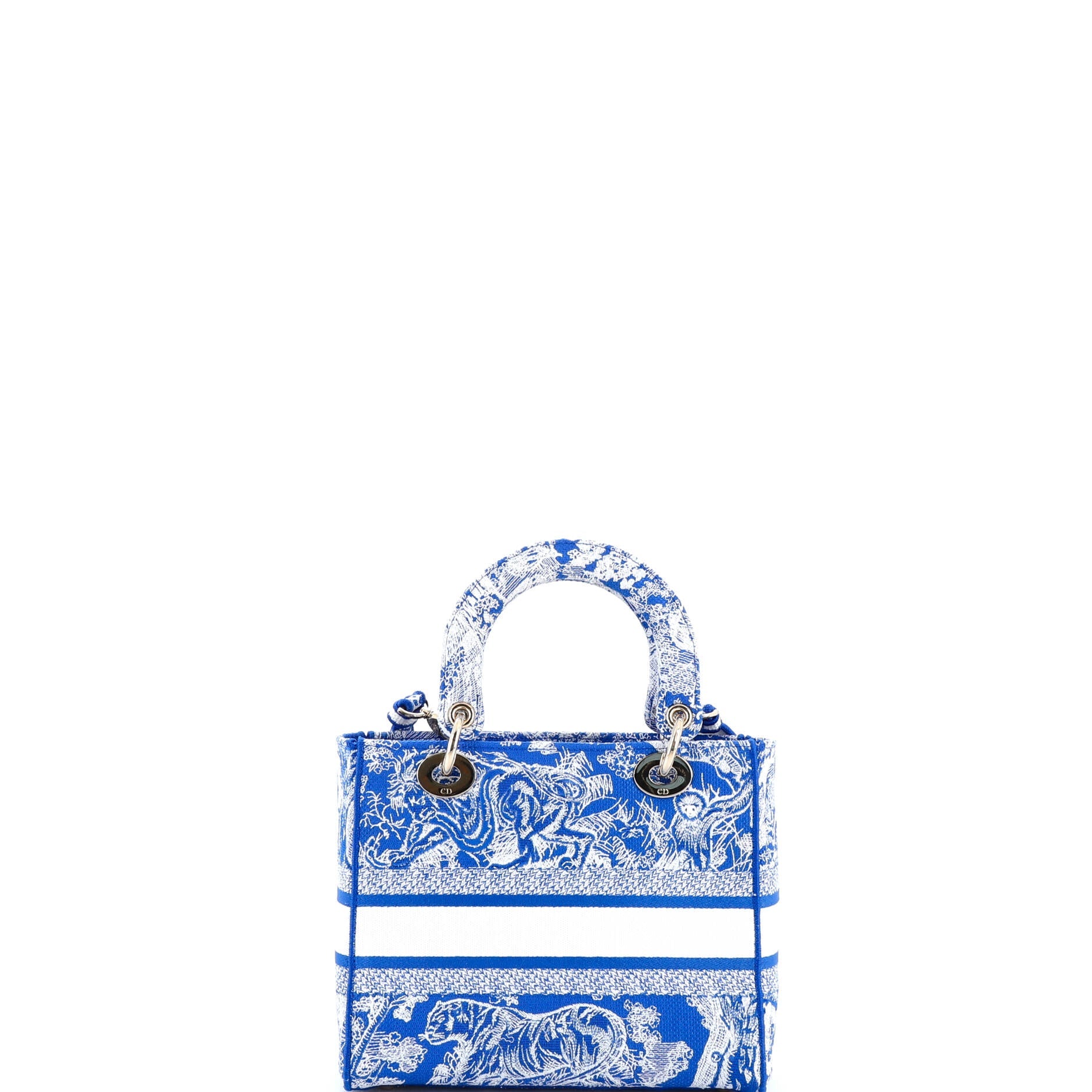 Toile de Jouy Lady D-Lite Bag Embroidered Canvas