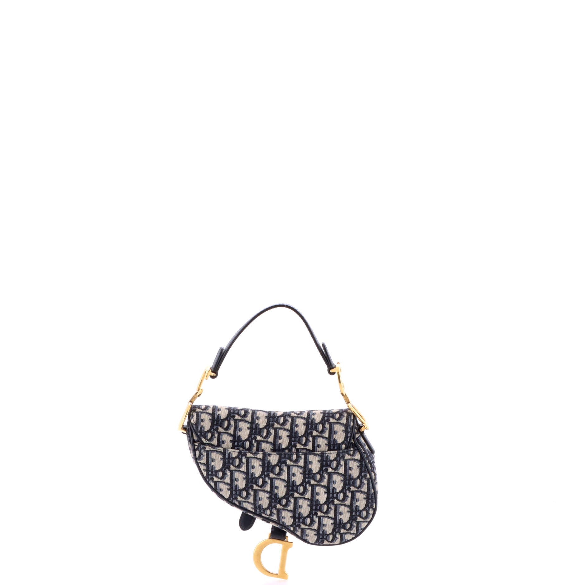 Saddle Handbag Oblique Canvas Mini