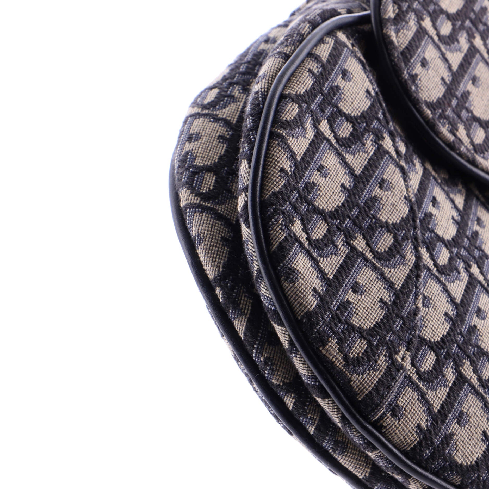 Saddle Handbag with Strap Oblique Canvas Medium