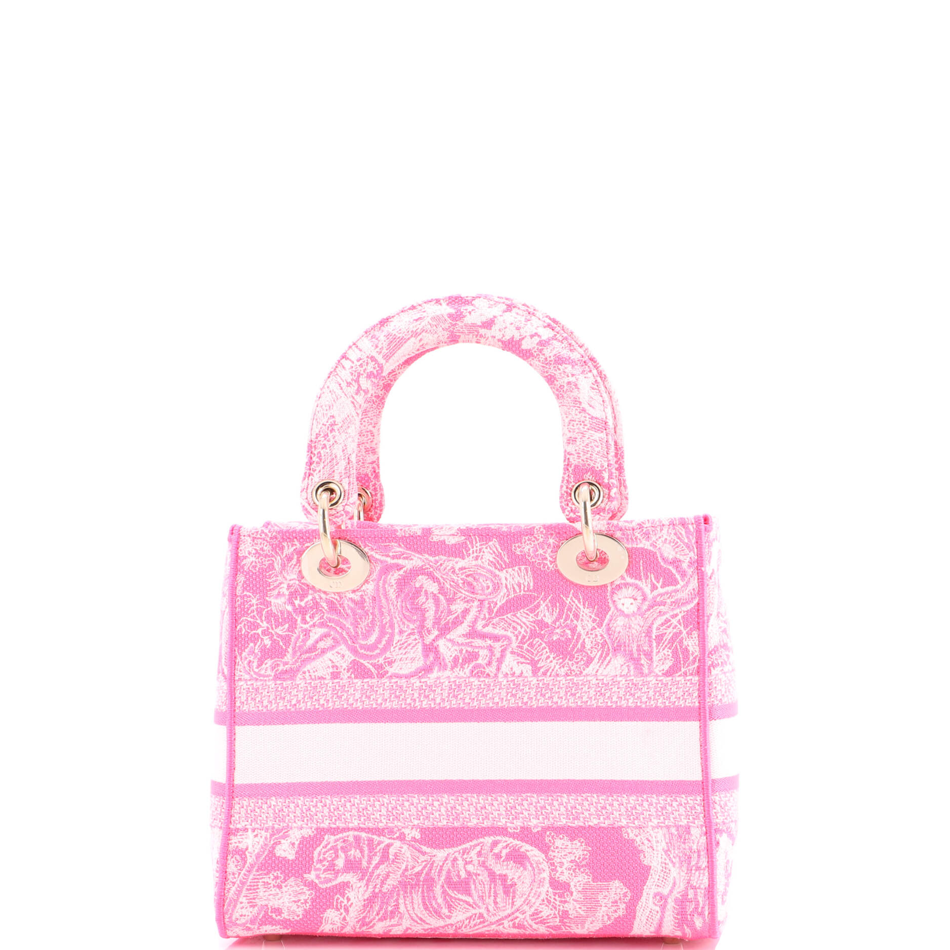 Toile de Jouy Lady D-Lite Bag Embroidered Canvas