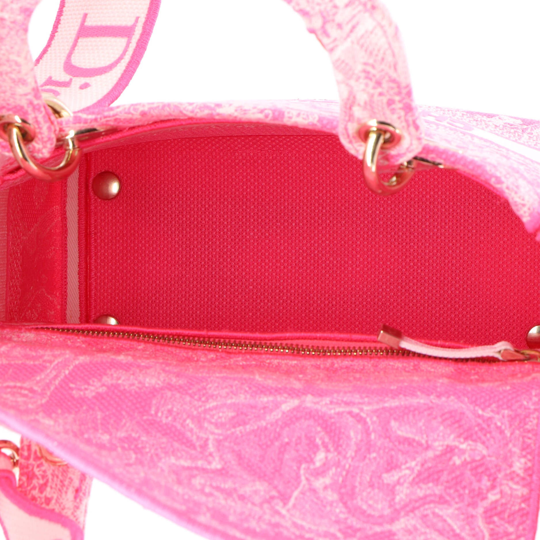 Toile de Jouy Lady D-Lite Bag Embroidered Canvas