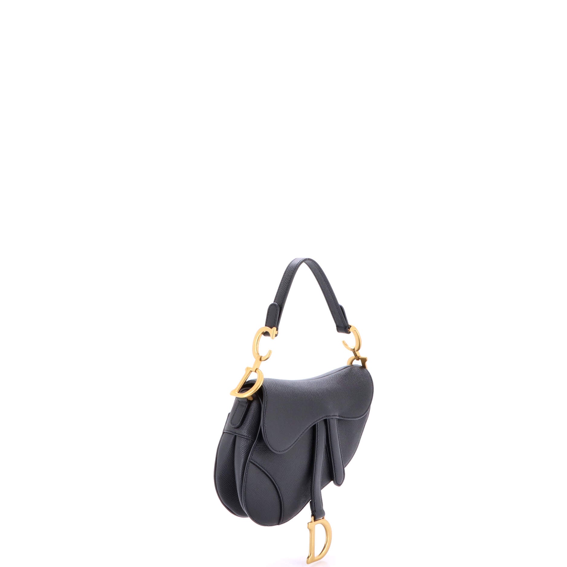 Saddle Handbag Leather Mini