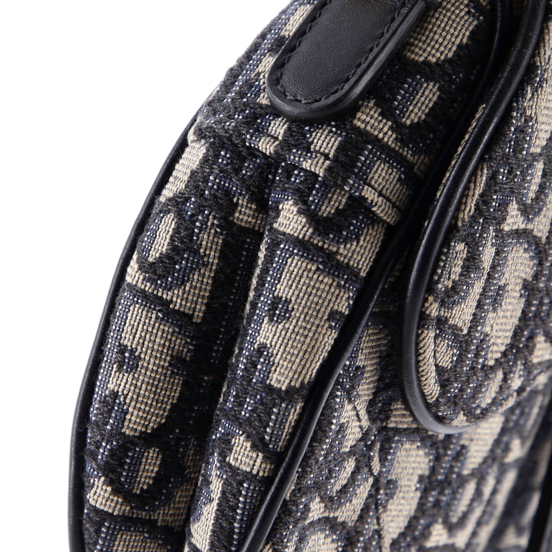 Saddle Handbag Oblique Canvas Mini