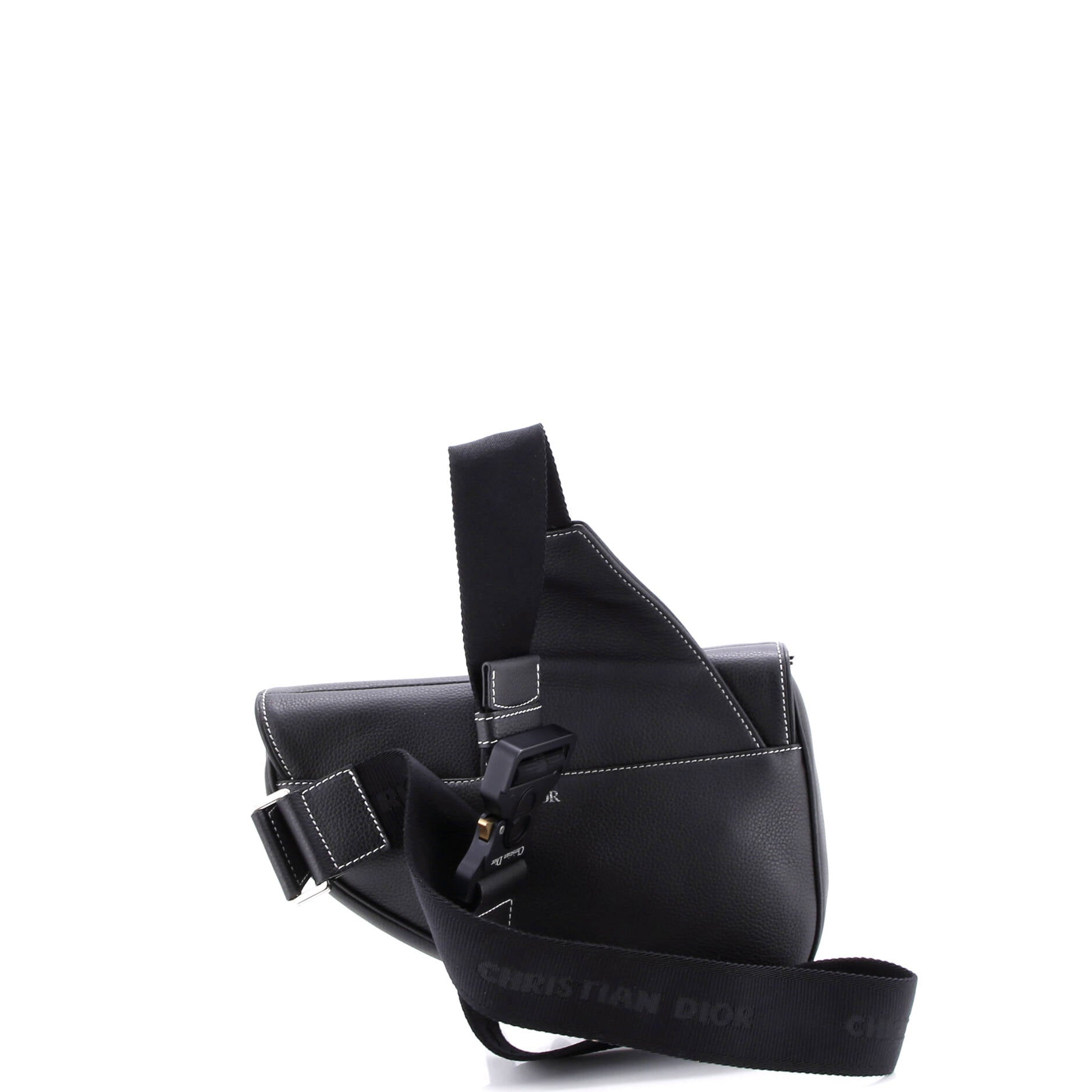 KAWS Saddle Crossbody Bag Leather with Applique