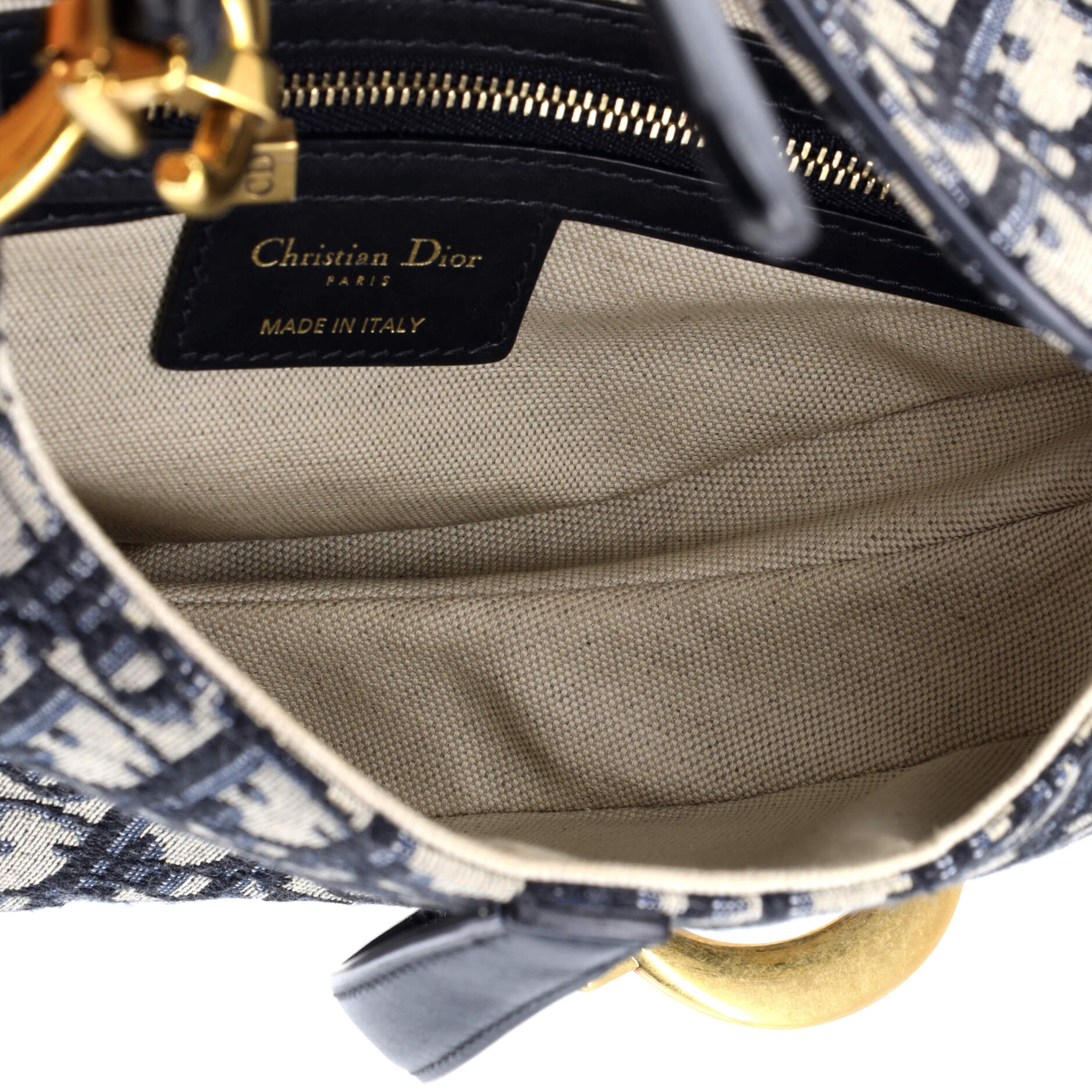 Saddle Handbag Oblique Canvas Medium