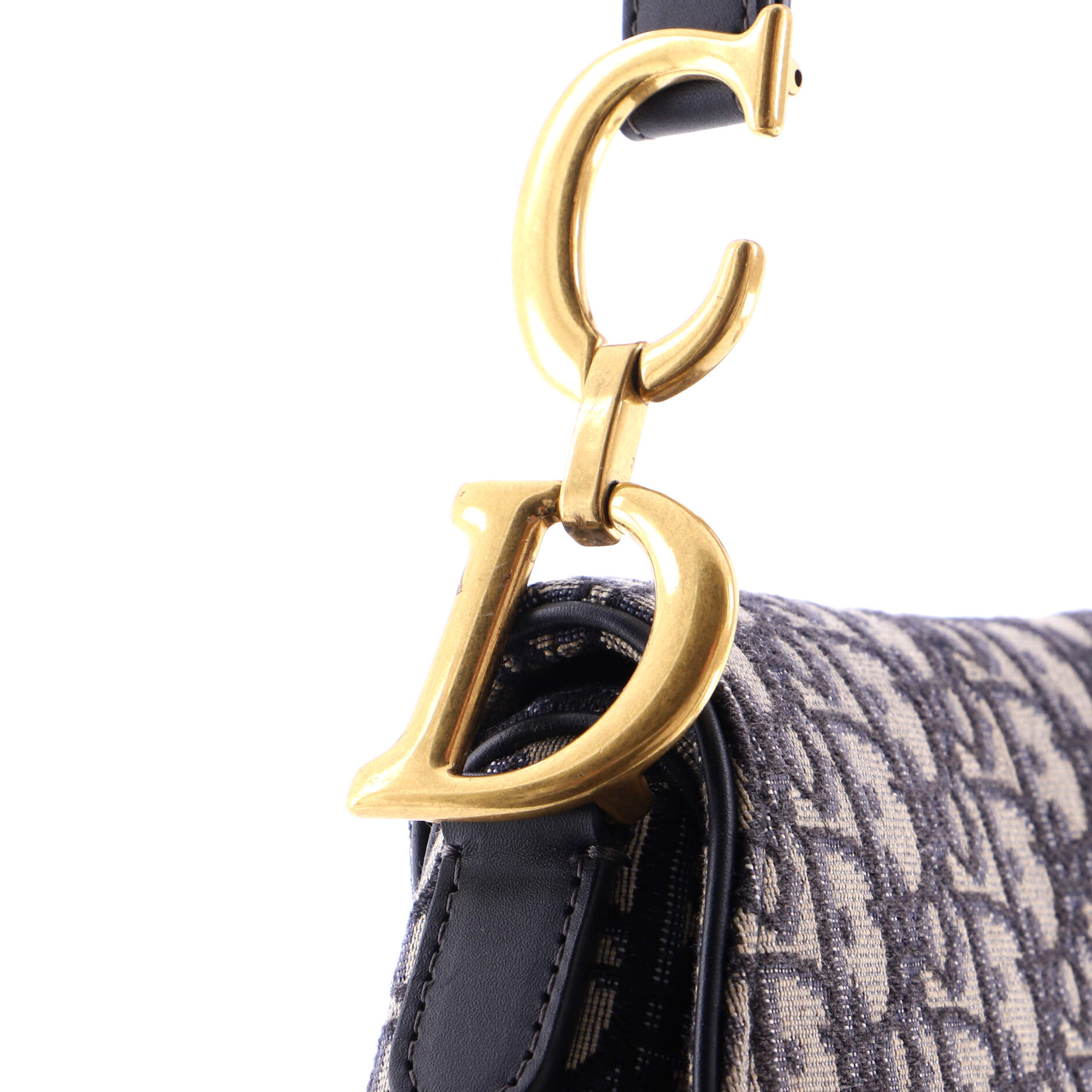 Saddle Handbag Oblique Canvas Medium