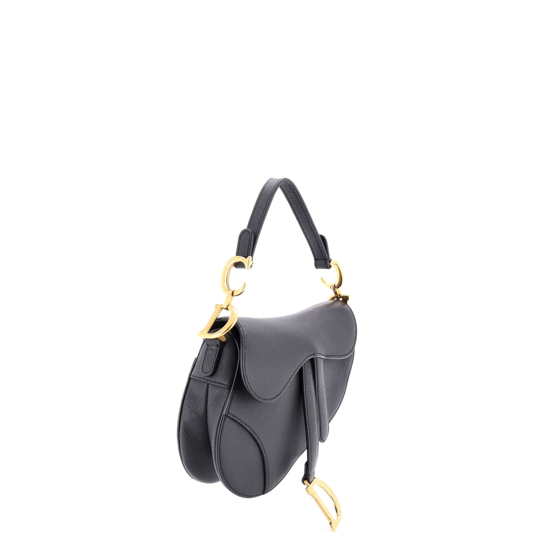 Saddle Handbag Leather Mini