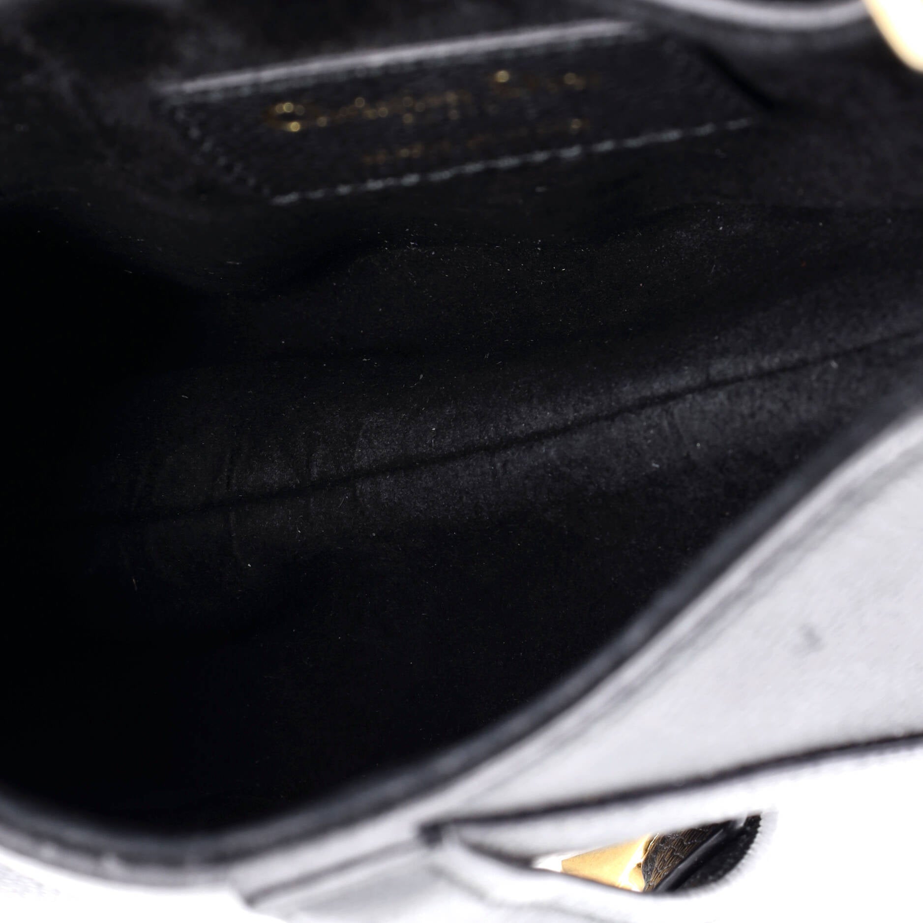 Saddle Handbag Leather Mini